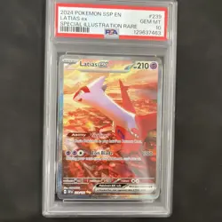 Pokemon Latias ex Surging Sparks Special Illustration Rare #239 PSA 10 Gem Mint - Image 1