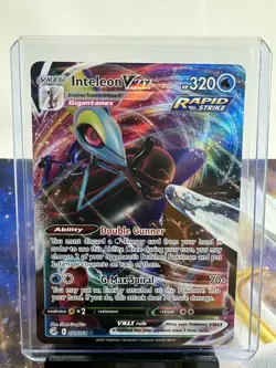 Inteleon VMAX 79/264 Ultra Rare Fusion Strike Pokemon TCG NEVER PLAYED - Image 1