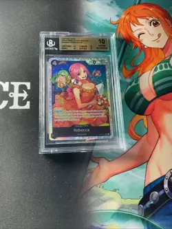 BGS 10 One Piece OP05-091 SR Rebecca - English - Super Rare Beckett - Image 1