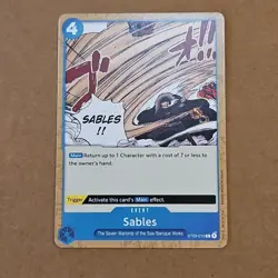 One Piece Sables ST03-015 Seven Warlords of the Sea Revision NM TCG CCG - Image 1