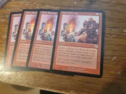 4x Book Burning Judgment Magic The Gathering Card MTG Vintage Playset Pauper Red - Image 1