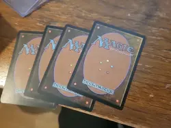 4x Book Burning Judgment Magic The Gathering Card MTG Vintage Playset Pauper Red - Image 2