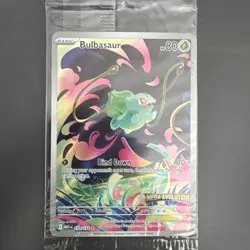 Pokemon Bulbasaur Card 133/132 Mega Evolutions Stamped Sealed Promo - Image 1