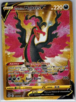 Galarian Moltres V (Secret) 183/172 SWSH09: Brilliant Stars - Pokemon Card - NM - Image 1