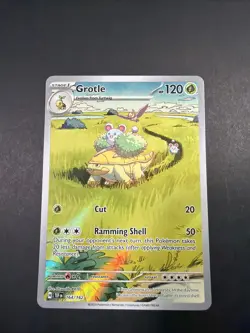 Grotle Illustration Rare 164/162 Pokemon Card - SV05: Temporal Forces - NM - Image 1