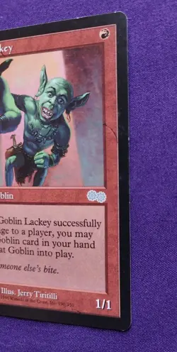 GOBLIN LACKEY MAGIC THE GATHERING UNCOMMON MTG 1ST EDITION WIZARDS OF THE COAST - Image 5