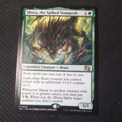 [MTG][MAGIC] Slinza, the Spiked Stampede - J25 [NM] - Image 1