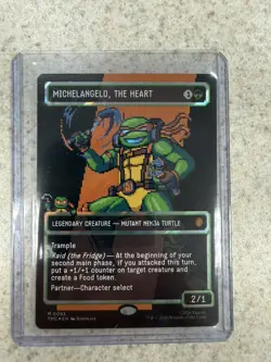 Michelangelo, the Heart (0092) (Borderless) (Surge Foil) Commander: TNMT - Image 1
