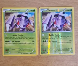 Pokemon TCG Plasma Blast Genesect and Genesect Reverse Holo Bundle - Image 1
