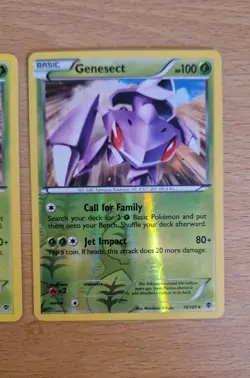 Pokemon TCG Plasma Blast Genesect and Genesect Reverse Holo Bundle - Image 2