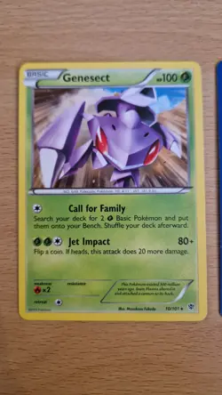 Pokemon TCG Plasma Blast Genesect and Genesect Reverse Holo Bundle - Image 4