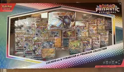 Pokemon Prismatic Evolutions Lucario ex & Tyranitar ex Premium Collection Box - Image 1