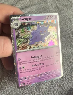 Gengar 094/165 Cosmos Holo Pokemon 151 SWSH Sam’s Club Exclusive + Reverse Holo - Image 3