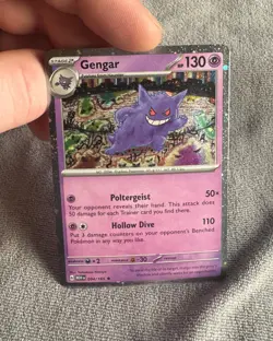 Gengar 094/165 Cosmos Holo Pokemon 151 SWSH Sam’s Club Exclusive + Reverse Holo - Image 4