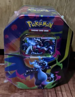 Pokemon TCG Mega Charizard EX Tin - Factory Sealed - Image 1
