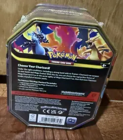 Pokemon TCG Mega Charizard EX Tin - Factory Sealed - Image 2