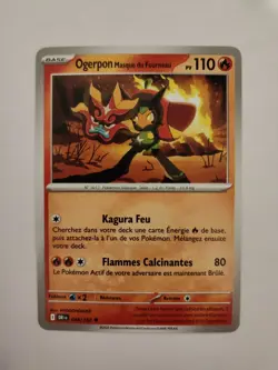 Carte Pokemon - Ogerpon Masque du Fourneau 044/182 - Rivalites Destinees EV10 - Image 1