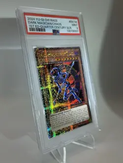 Dark Magician Of Chaos RA03-EN134 1st Edition QCR Yugioh PSA 9 *297 - Image 2