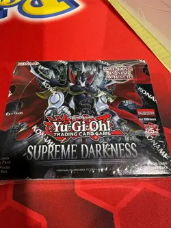 Yugioh! Supreme Darkness 1st Edition Booster Box Sealed New - Image 2