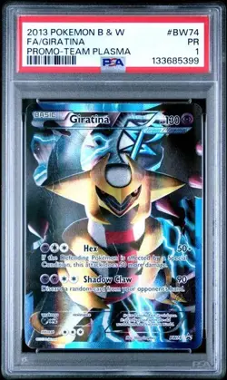 PSA 1 Giratina BW74 Plasma Storm Black & White Promo Card 'A' TCGKITTEN - Image 2