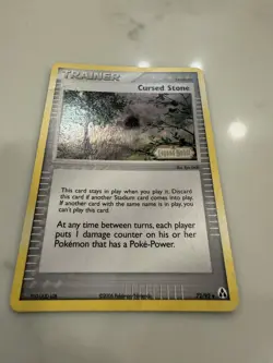 Cursed Stone 72/92 Legend Maker 72/92 Reverse Holo Stamped Pokemon Card - Image 2