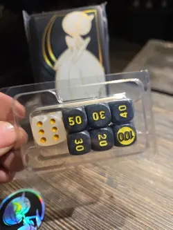 Pokemon Gardevoir Sleeves, Coin, and Dice from Mega Evolutions ETB - Image 3