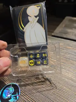 Pokemon Gardevoir Sleeves, Coin, and Dice from Mega Evolutions ETB - Image 4