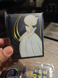 Pokemon Gardevoir Sleeves, Coin, and Dice from Mega Evolutions ETB - Image 5