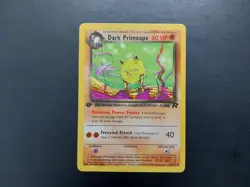 Pokemon - Dark Primeape 43/82 Uncommon 1st Edition Team Rocket - Image 1