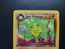 Pokemon - Dark Primeape 43/82 Uncommon 1st Edition Team Rocket - Image 2