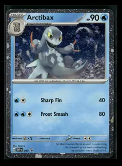 Pokemon TCG - Arctibax (Cosmo Holo) 064 - Scarlet & Violet Black Star Promo - Image 1