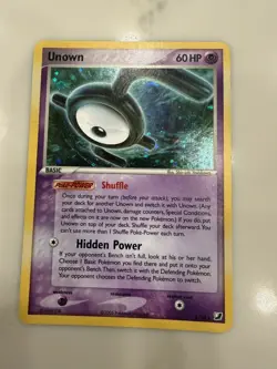 Unown I - 37/123 - Reverse Holo - Rare - Mysterious Treasures - Pokemon - LP - Image 1