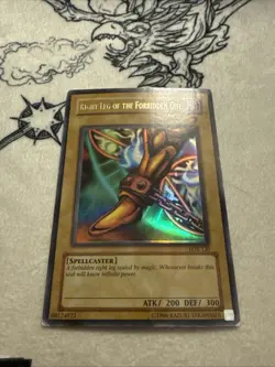 Right Leg of the Forbidden One LOB120 Legend of Blue Eyes White Dragon Unlimited - Image 1