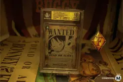 One Piece Monkey D Luffy OP13-118 WANTED POSTER SP BGS 10 - Image 1