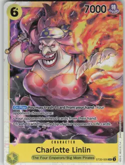 One Piece TCG Charlotte Linlin SR Starter Deck 20: YELLOW Charlotte ST20-005 - Image 1