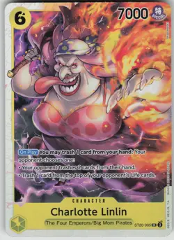 One Piece TCG Charlotte Linlin SR Starter Deck 20: YELLOW Charlotte ST20-005 - Image 1