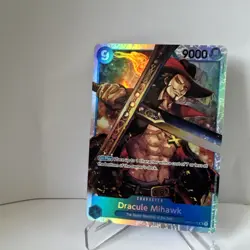 OP01-070 Dracule Mihawk : Super Rare English One Piece TCG Card : PRB01: One Pie - Image 1