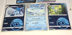 Glaceon Pokemon TCG Mixed 5 Card Lot Ex - V - EN / Ltd - Poke Ball - S-Chinese - Image 2