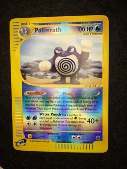 Pokemon TCG Poliwrath Expedition Base Set Reverse Holo Card 60/165 NM- - Image 3