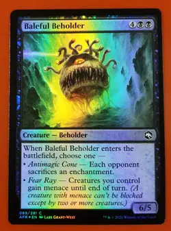 1x Baleful Beholder | FOIL | Forgotten Realms | MTG Magic Cards - Image 1