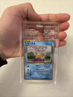 Squirtle Classic Collection Trading Card Game 001/034 TAG 10 Gem Mint - Image 1
