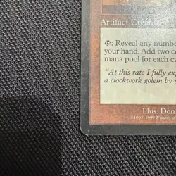 Magic: The Gathering Metalworker Artifact Creature Urza's Destiny Rare LP - Image 5