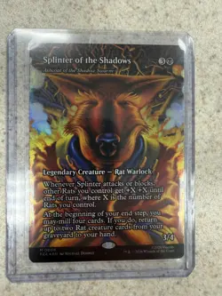 Magic: The Gathering TMNT Splinter of the Shadows Mythic Foil 0006 NM - Image 1