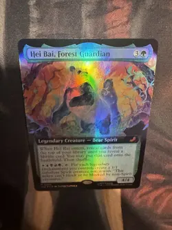 Hei Bai Forest Guardian Foil Extended Art Mtg - Image 4