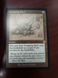 Sculpting Steel (Schematic) The Brothers' War: Retro Frame Artifacts Regular - Image 1