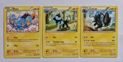 Complete SHINX Evolution 3x Pokemon TCG Breakpoint Card Shinx Luxio Luxray M/NM - Image 1