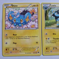 Complete SHINX Evolution 3x Pokemon TCG Breakpoint Card Shinx Luxio Luxray M/NM - Image 2