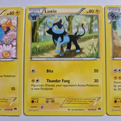 Complete SHINX Evolution 3x Pokemon TCG Breakpoint Card Shinx Luxio Luxray M/NM - Image 3