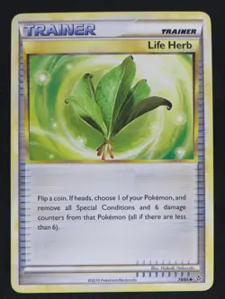Life Herb 79/95 Uncommon HGSS Unleashed Pokemon LP - Image 1