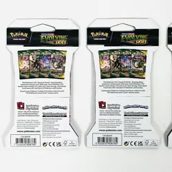Pokemon Evolving Skies New Sealed Sleeved Blister Booster x4 Packs Full Art Set - Image 5